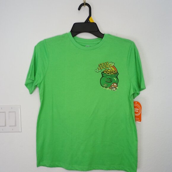 "Stay Lucky" Boys Saint Patrick's Day Shirt - Picture 6 of 10